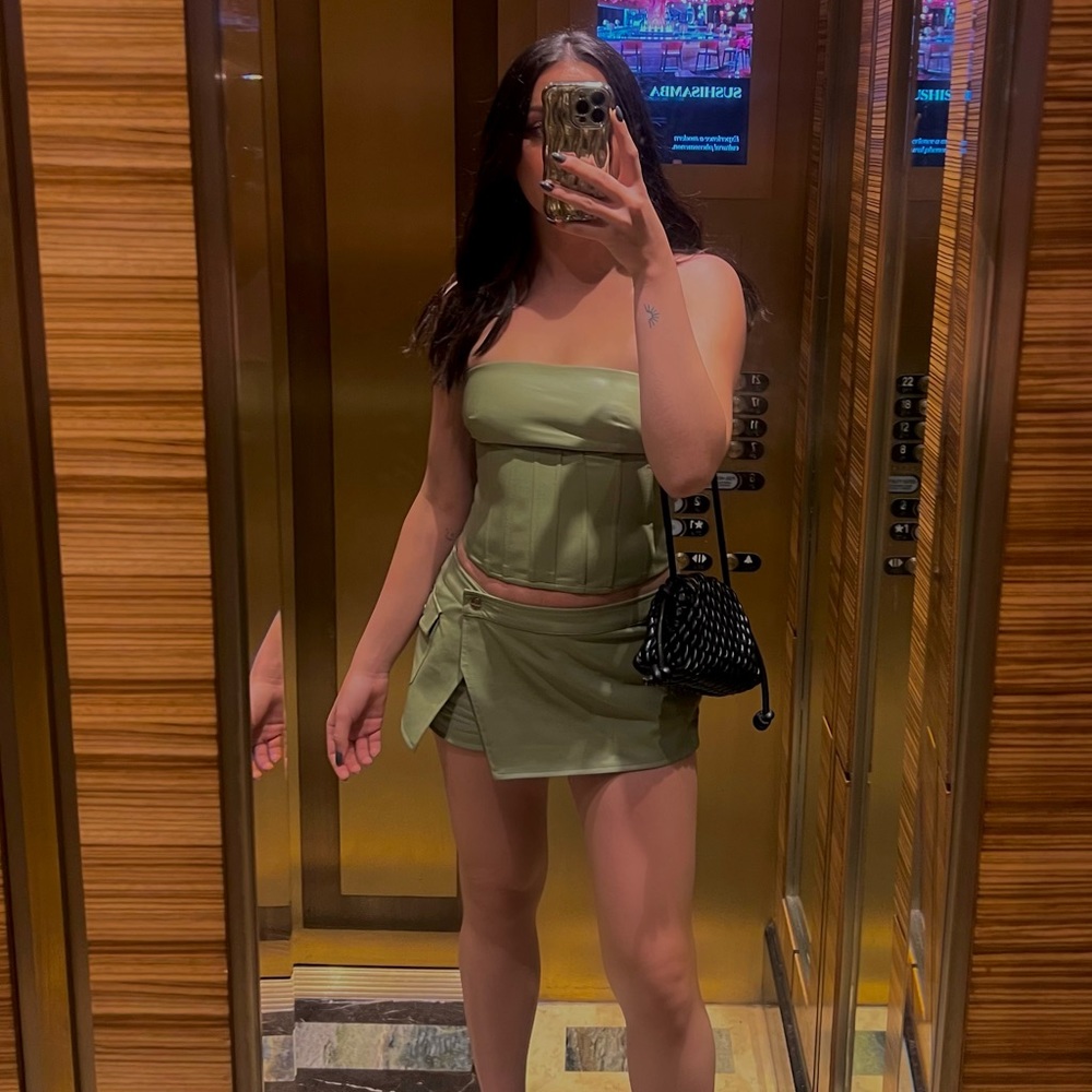 superdown Odessa Corset Top & Skort Set